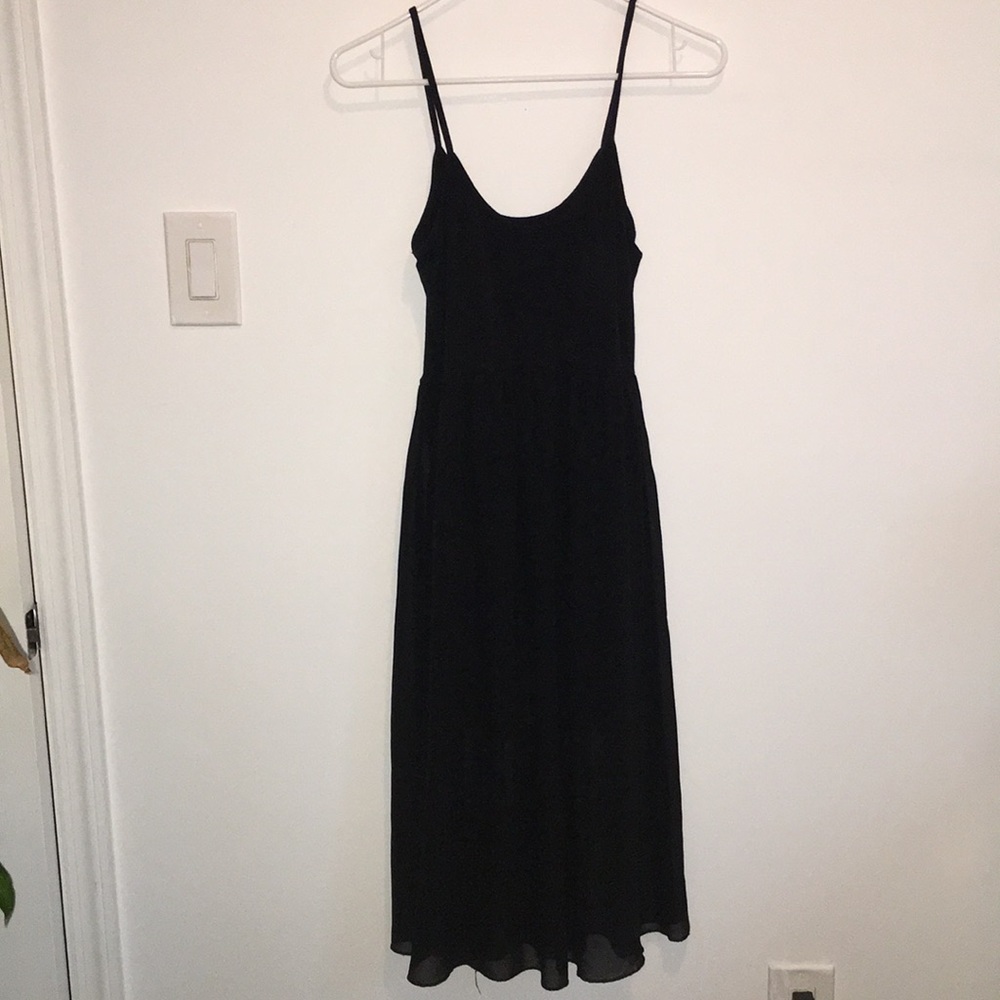 Sheer skirt dress